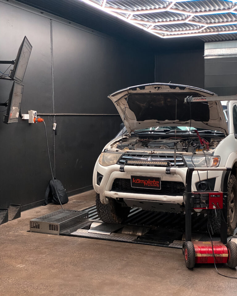 MN triton on the dyno getting a remap and tune. Snap on battery charger is connected to prevent the electronics turning off from low voltage